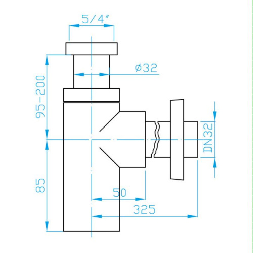 Сифон для раковины PlastBrno EMCR003 - фото 2
